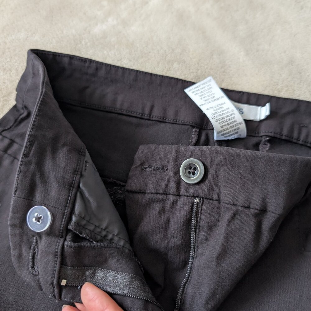 3/$30 Black work pant ankle length - Picture 3 of 6